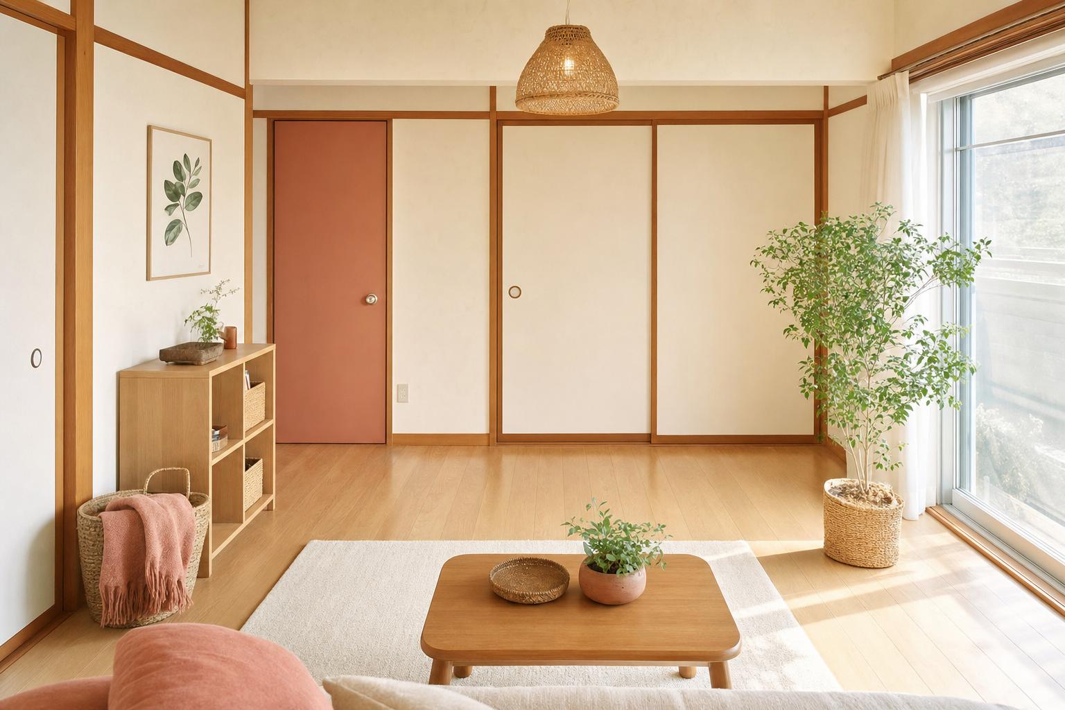 片づけ後のすっきりした部屋（イメージ）